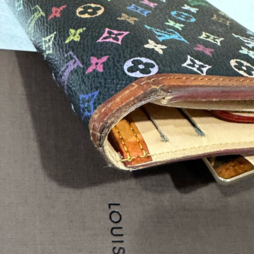 Louis Vuitton Black Murakami International Wallet Full Inclusion - Picture 13 of 14
